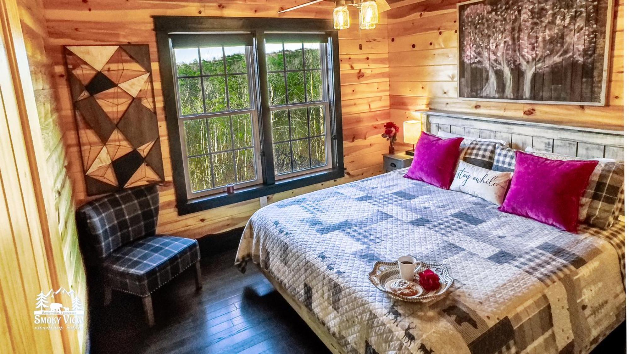Smoky View Mountain Cabin: Luxury 6-Bedroom Retreat Near Gatlinburg Sevierville Exterior photo