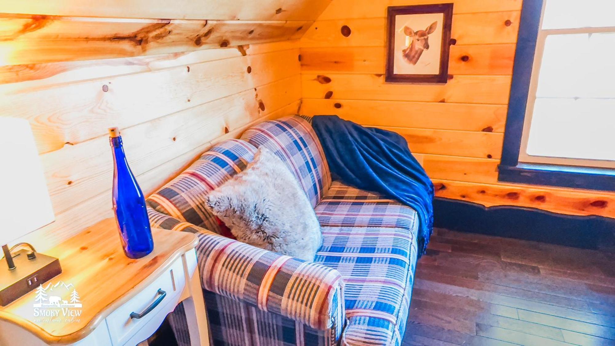 Smoky View Mountain Cabin: Luxury 6-Bedroom Retreat Near Gatlinburg Sevierville Exterior photo